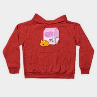 love kitty-orange cat doll Kids Hoodie